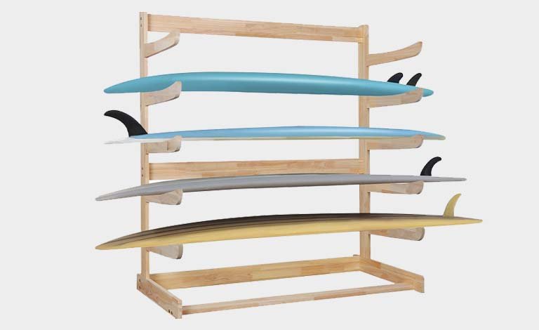 How to Build a Horizontal Surfboard Rack