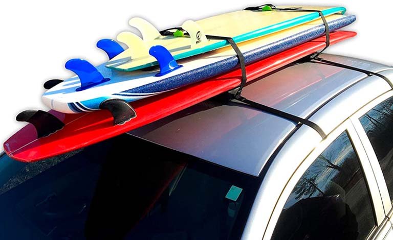 how to transport surfboard without roof rack