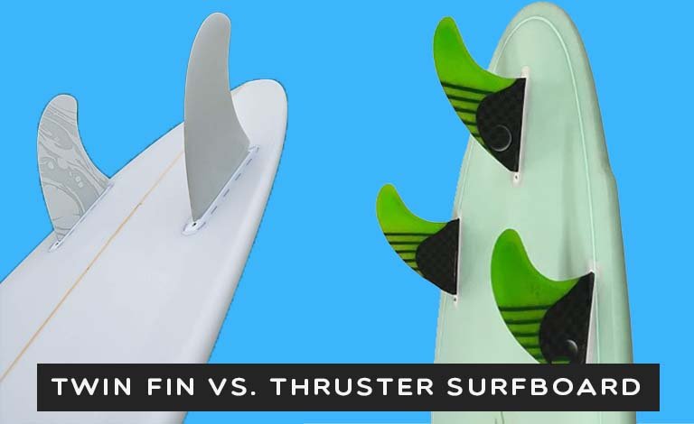 Twin Fin vs. Thruster Surfboard