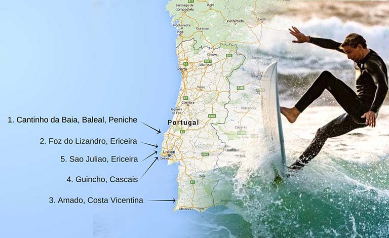 Wher to surf in Portugal