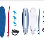 Bloo Tide 8ft Surfboard vs Wavestorm 8ft Surfboard-