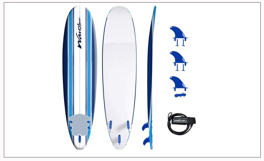 Bloo Tide 8ft Surfboard vs Wavestorm 8ft Surfboard-